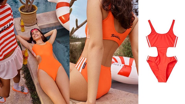 珊瑚橘老爹鞋、復古連身泳衣太美!adidas﻿ Originals 與米蘭潮牌Fiorucci﻿ 推出時尚聯名！