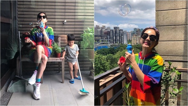 小S、Ella、陳婷妮和Melody都穿上「彩虹單品」，adidas Originals、NIKE、MICHAEL Michael Kors、vans、swatch新品特搜~