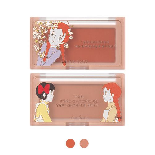 紅髮安妮也出彩妝了？韓國彩妝部落客品牌rom&nd聯名《清秀佳人》，韓妞間瘋傳包裝太過分可愛！