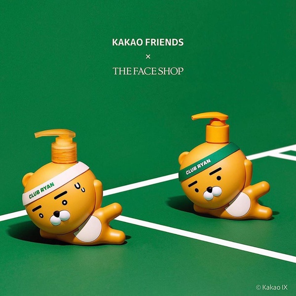 THE FACE SHOP運動系列Kakao Friends台灣終於要上市啦！萊恩跟屁桃運動的模樣，粉絲們絕對不能錯過～