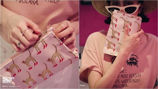 漢娜妞Mercci22和美國時尚插畫品牌『BOUFFANTS & BROKEN HEARTS』首度聯名！白T和居家服都好燒呀～