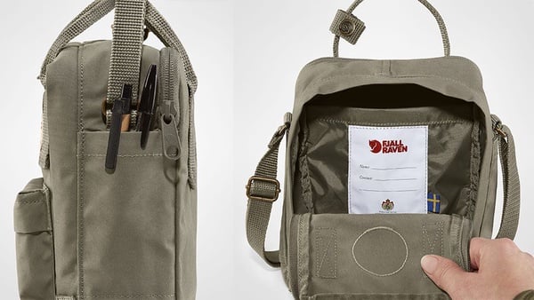 狐狸背包家族「最迷你」成員誕生！Fjällräven推出Kånken Sling，剛好一個iPad的大小，側背起來超可愛～