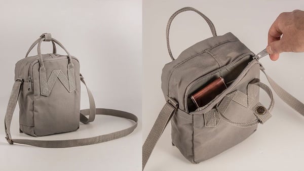 狐狸背包家族「最迷你」成員誕生！Fjällräven推出Kånken Sling，剛好一個iPad的大小，側背起來超可愛～