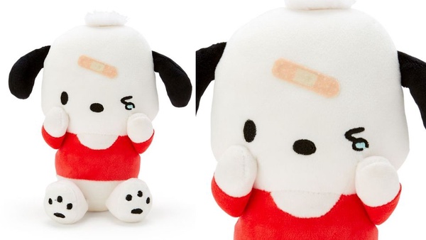 三麗鷗推出「受傷系列」玩偶，HELLO KITTY、蛋黃哥、布丁狗淚眼汪汪，趕緊抱緊處理秀秀！