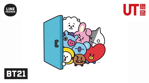 BT21要進軍UNIQLO！BT21「UT系列」，推出12款花樣，就是要進攻粉絲的錢包～