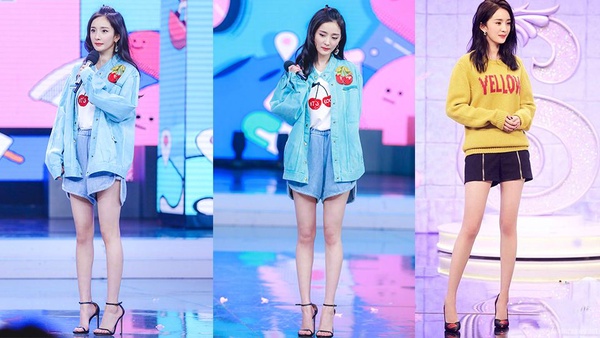 10位當紅小花美腿排行榜TOP 10！楊冪不是第一，唐嫣腿長110，誰是腿精一目了然