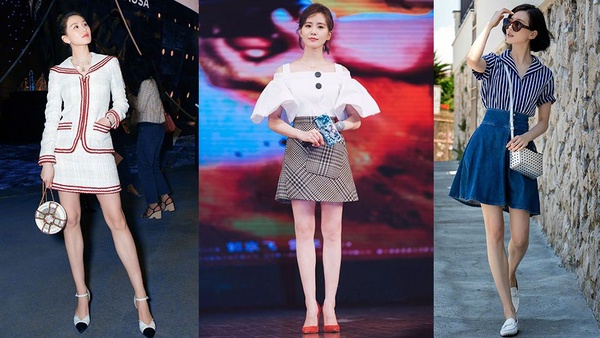 10位當紅小花美腿排行榜TOP 10！楊冪不是第一，唐嫣腿長110，誰是腿精一目了然