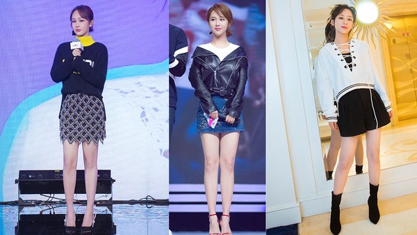10位當紅小花美腿排行榜TOP 10！楊冪不是第一，唐嫣腿長110，誰是腿精一目了然