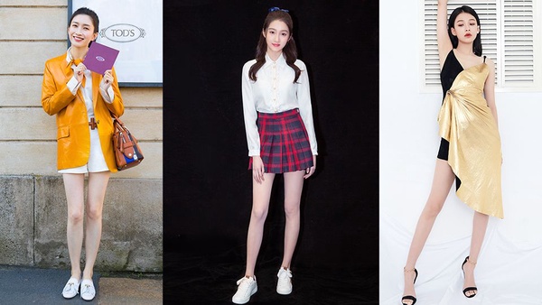 10位當紅小花美腿排行榜TOP 10！楊冪不是第一，唐嫣腿長110，誰是腿精一目了然