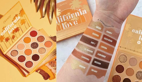 Colourpop新品眼影盤「CALIFORNIA LOVE」討論度爆棚！加碼三盤網友激推，此生必擁有的Colourpop眼影盤