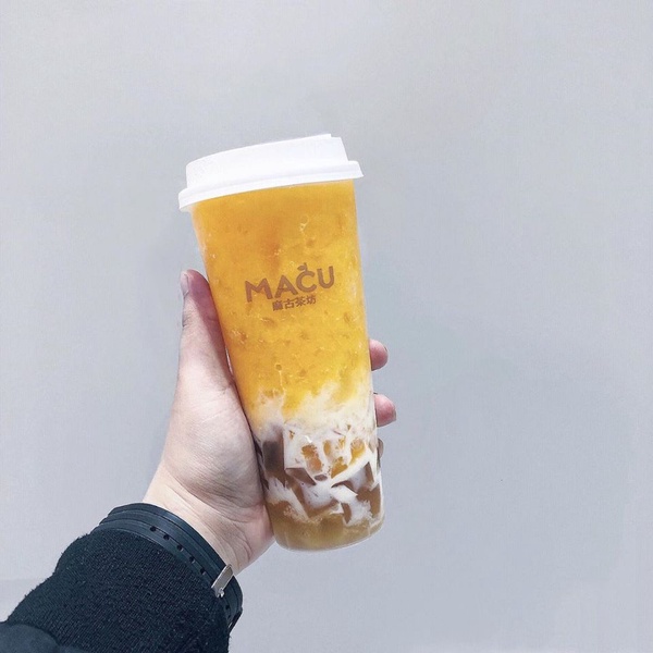 超夯麻古茶坊「楊枝甘露」洗版IG的手搖杯！台灣手搖杯也能喝到港式甜品～