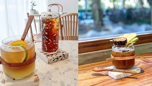 仙人掌咖啡廳「叁食」，怎麼拍都美的打卡名店!粉紅鮮蝦麵、招牌地瓜球台北必嚐的隱藏美味!
