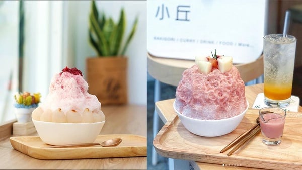 誰說日式冰店不能賣咖哩！極簡風IG名店「小丘Chiu」招牌美味「鳥巢咖哩、炙燒抹茶刨冰」人氣必嚐！
