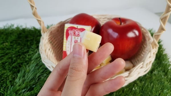 「森永蘋果牛奶糖」改包裝回歸啦！限量的香甜蘋果味，味道超像金蘋果～