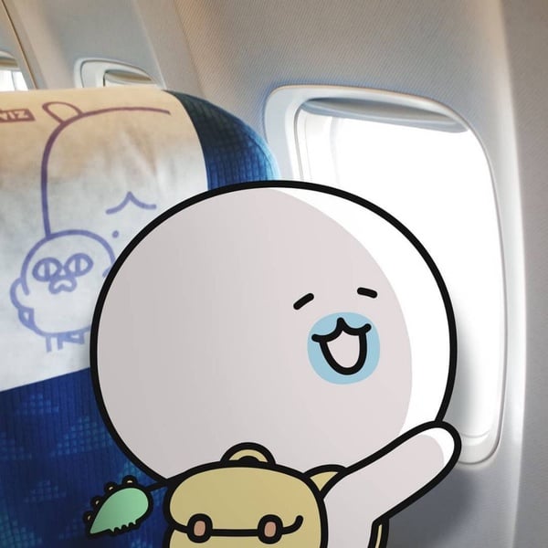 Kakao Friends後輩「NINIZ」彩繪班機升空！從登機證、椅子、桌子到飛機餐都有「NINIZ」陪你一起飛！