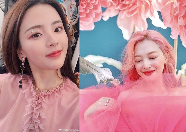 迪麗熱巴、楊冪、劉亦菲「＃蜜桃少女妝」超甜！加碼三款蜜桃眼妝必備眼彩盤推薦，讓你甜度破表招桃花！
