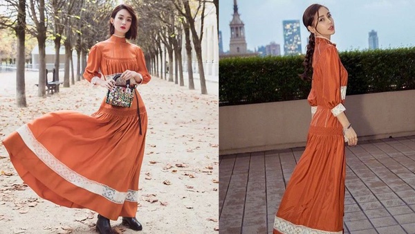 趙麗穎和10女星撞衫對比照！沒輸楊冪、唐嫣，但3次撞劉亦菲都吃虧
