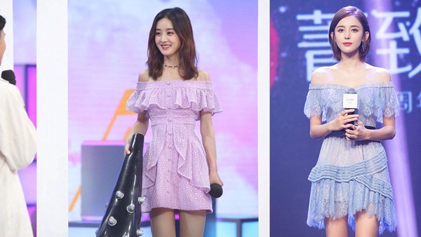 趙麗穎和10女星撞衫對比照！沒輸楊冪、唐嫣，但3次撞劉亦菲都吃虧
