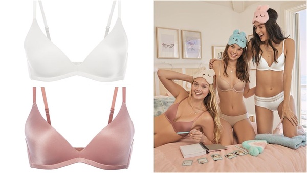 「無鋼圈內衣」「BRA Top」新品推薦，GU、Mercci22、黛安芬、6ixty8ight、PEACH JOHN和sloggi內搭外穿都好美~涼感設計超適合夏天!