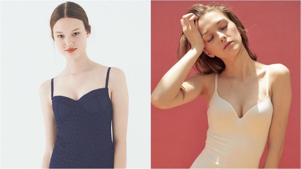 「無鋼圈內衣」「BRA Top」新品推薦，GU、Mercci22、黛安芬、6ixty8ight、PEACH JOHN和sloggi內搭外穿都好美~涼感設計超適合夏天!