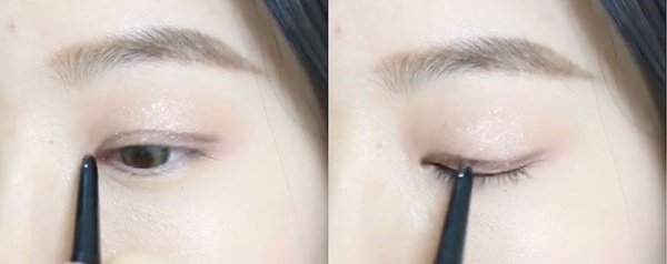 單眼皮、泡泡眼女孩必學！「放大眼妝」必備眼線技巧，免割雙眼皮也能超深邃！