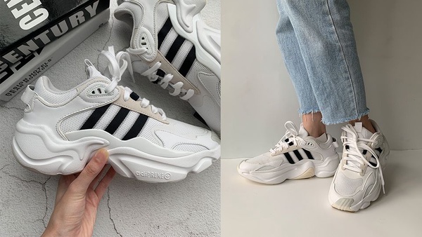 Adidas Originals「復古玫瑰粉、全白Magmur老爹鞋」今夏必收!夏日繽紛新色讓你穿著走！