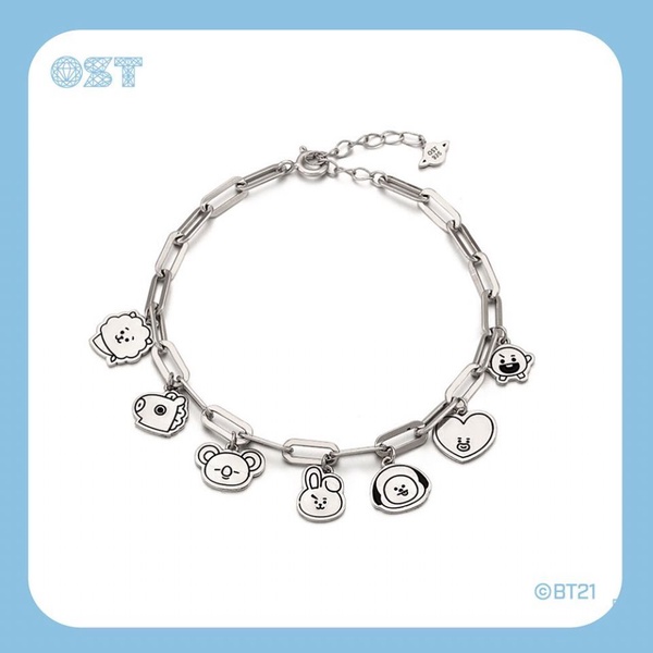 BT21聯名再一波！韓國「OST」X「BT21」聯名推出超可愛的BT21飾品～Army荷包又不保啦！