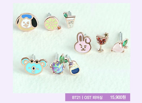 BT21聯名再一波！韓國「OST」X「BT21」聯名推出超可愛的BT21飾品～Army荷包又不保啦！