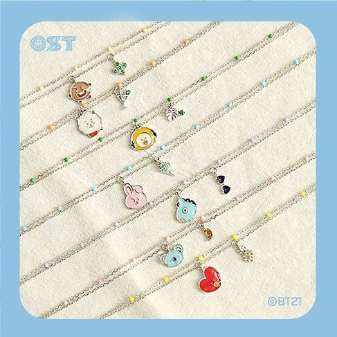 BT21聯名再一波！韓國「OST」X「BT21」聯名推出超可愛的BT21飾品～Army荷包又不保啦！