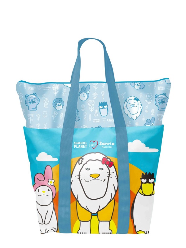 「三麗鷗Ｘ戽斗星球購物袋」全台限量5萬個！戽斗的Hello Kitty獅與美樂蒂兔，看起來意外的可愛～