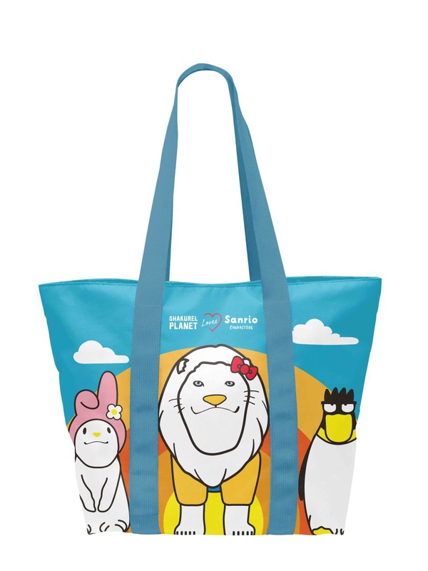 「三麗鷗Ｘ戽斗星球購物袋」全台限量5萬個！戽斗的Hello Kitty獅與美樂蒂兔，看起來意外的可愛～
