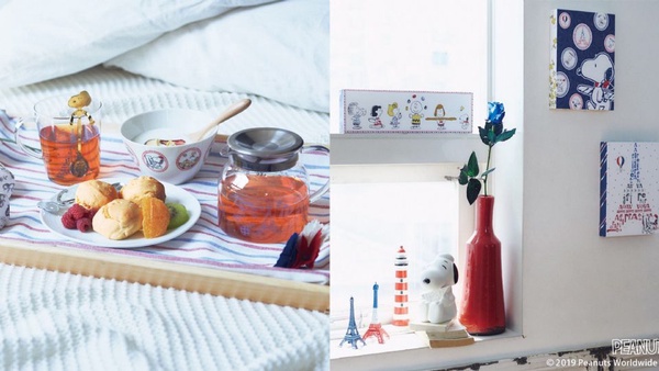 Afternoon Tea LIVING聯名史努比，推出「SNOOPY in Paris」生活小物，史努比控陷入瘋狂啦～