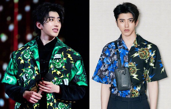 李現脫掉黑衣露胸肌！8男星穿花襯衫，鄧倫雅痞、王一博少年氣，只有他完全毀了