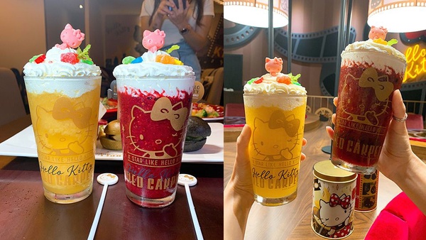 Hello Kitty餐廳「夏季限定套餐」，冰淇淋銅鑼燒甜蜜必嚐，點餐還送隨行杯！