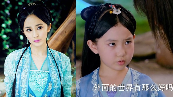 楊冪再捧三童星！陸劇女主長大前V.S.長大後，迪麗熱巴、趙麗穎根本神複製