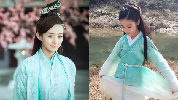 楊冪再捧三童星！陸劇女主長大前V.S.長大後，迪麗熱巴、趙麗穎根本神複製