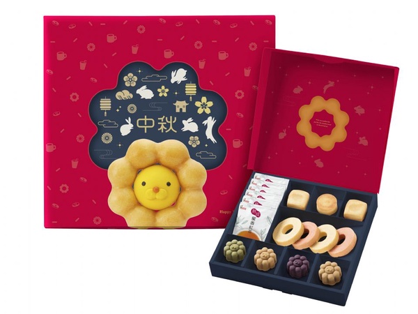 Mister Donut推超可愛波堤獅限量中秋節禮盒，「紫薯黑糖麻糬」、「抹茶紅豆麻糬」好吃到絕對讓你超有面子