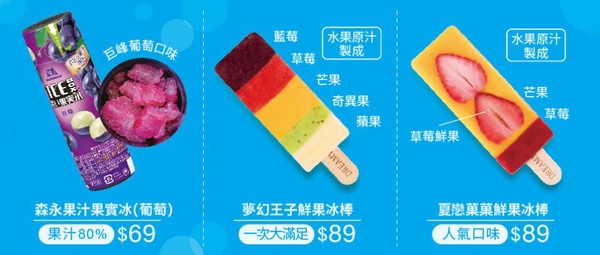 Mister Donut冰品大賞「葡萄果汁果實冰」新上市！把握時間還有買三送一的優惠活動喔～