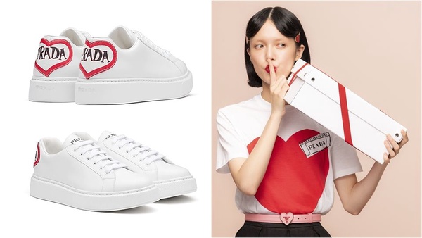 ADIDAS「愛心小白鞋」限量登場，精品VALENTINO、Hogan、Prada、BOSS&Coach也推出夢幻愛心，送這雙女友絕對更愛你！