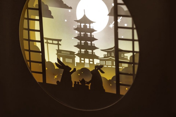 不二堂x辻利茶舗「夜遊月光」中秋禮盒，會發光的絕美外型，趕快抱回家珍藏！