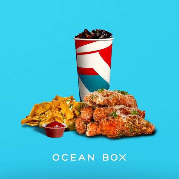 華山快閃爆紅「OCEAN BOX炸魚薯條」正式進駐新光三越A11，最時髦的炸魚薯條盒隨時吃得到!
