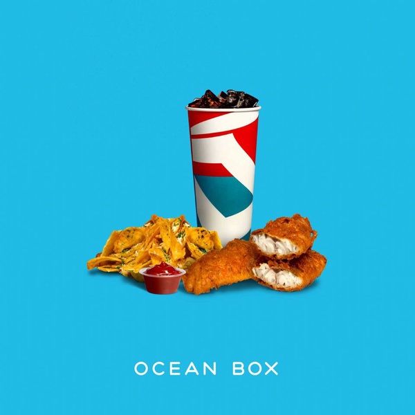 華山快閃爆紅「OCEAN BOX炸魚薯條」正式進駐新光三越A11，最時髦的炸魚薯條盒隨時吃得到!