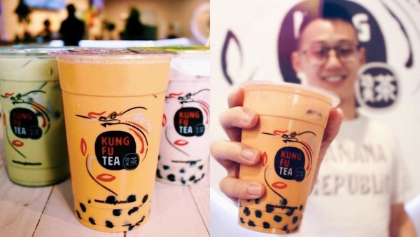 連續101天第二杯半價喝「功夫茶」，功夫茶首家獨立店面開幕！芋頭系飲品、鳳梨冰沙必喝～