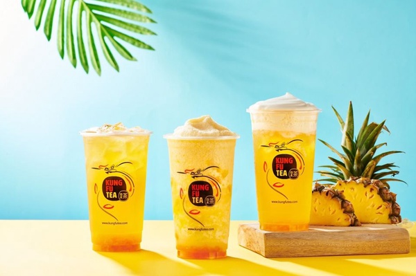 連續101天第二杯半價喝「功夫茶」，功夫茶首家獨立店面開幕！芋頭系飲品、鳳梨冰沙必喝～