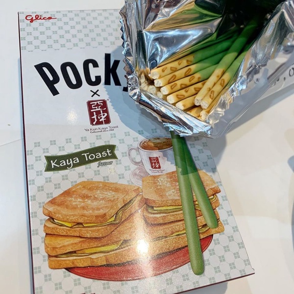 Pocky聯名「亞坤咖椰吐司」！新加坡限定的PockyＸ亞坤，一開賣在當地就秒殺！
