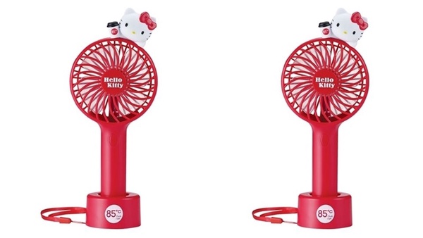 85度C推出「Hello Kitty周邊」，超萌的Kitty公仔保冰杯、風扇、餐盒，全都在85度C！