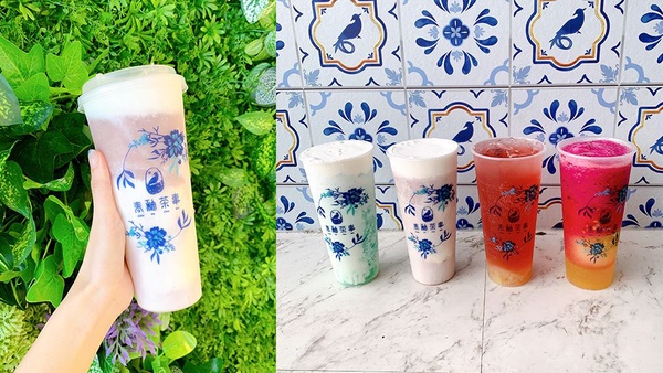 台中最新打卡美食!青花瓷手搖飲「青釉茶事」，隨手拍都美出新高度!