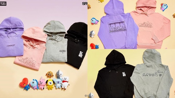 SPAO X BT21聯名新品，刺繡衛衣超吸睛，加碼BT21聯名手錶，阿米們快準備好錢包吧！