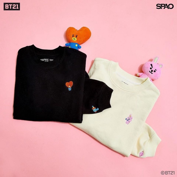 SPAO X BT21聯名新品，刺繡衛衣超吸睛，加碼BT21聯名手錶，阿米們快準備好錢包吧！