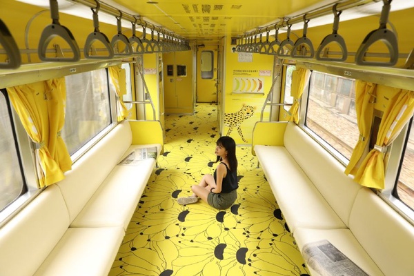 「國立集集美術館」9月開始行駛！首間會移動的美術館，9月底「國立集集美術館」將上軌道行駛～